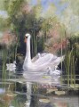 PLS47 impressionism goose pond garden